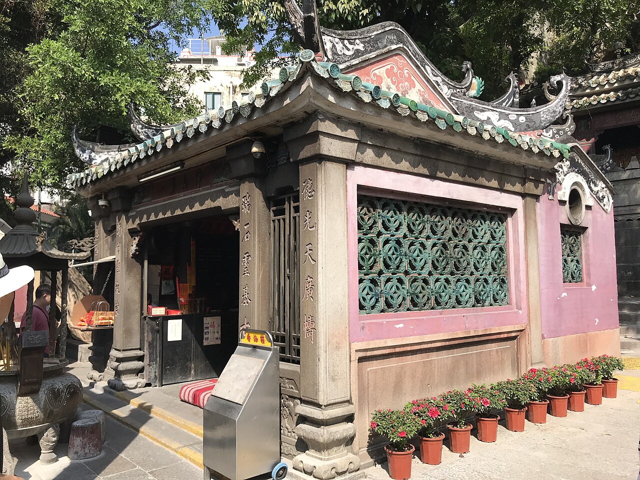澳门历史街区的步行空间